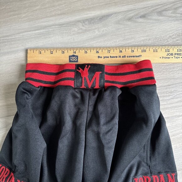 RETRO Mperial Sportswear Jordan Pippen Bulls YOUTH‎ KIDS Shorts MED Flu Game - Picture 9 of 11
